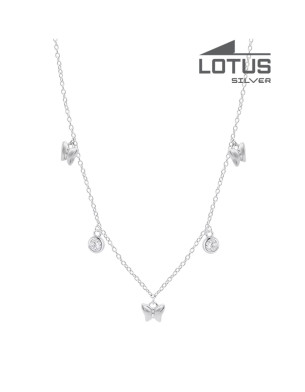 LOTUS SILVER NECKLACE